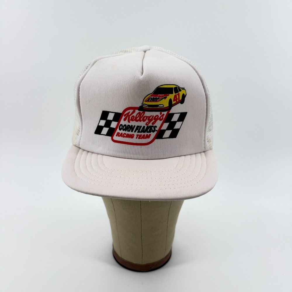Vintage 1984 -  Kelloggs Corn Flakes Racing Team Snapback Trucker Hat